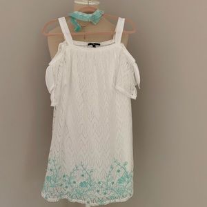 My Michelle White Lace Dress w Choker 10